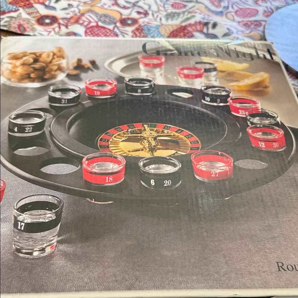 Roulette Shot Glass Game Set